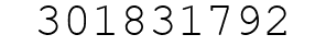 Number 301831792.