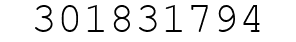 Number 301831794.