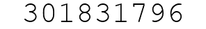 Number 301831796.