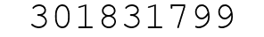 Number 301831799.