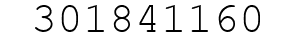 Number 301841160.