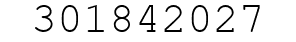 Number 301842027.