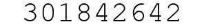 Number 301842642.