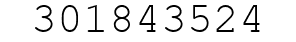 Number 301843524.