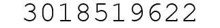 Number 3018519622.