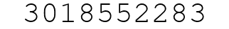 Number 3018552283.