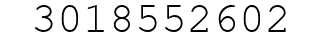 Number 3018552602.