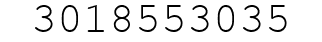Number 3018553035.