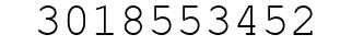 Number 3018553452.