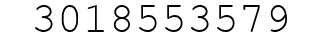 Number 3018553579.