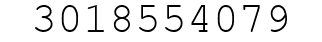 Number 3018554079.