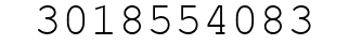 Number 3018554083.