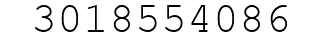 Number 3018554086.