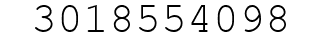 Number 3018554098.