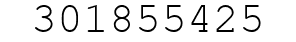 Number 301855425.