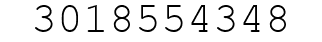 Number 3018554348.
