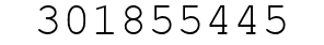 Number 301855445.