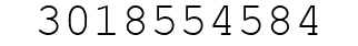 Number 3018554584.