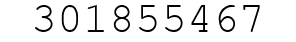Number 301855467.