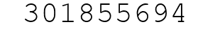 Number 301855694.