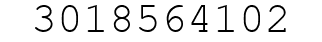 Number 3018564102.