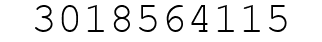 Number 3018564115.