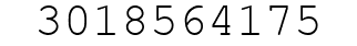 Number 3018564175.