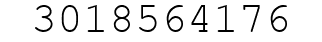 Number 3018564176.