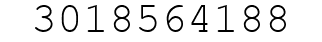 Number 3018564188.