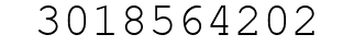 Number 3018564202.