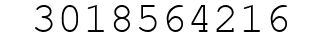 Number 3018564216.