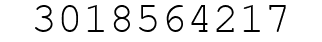 Number 3018564217.