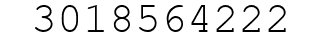 Number 3018564222.