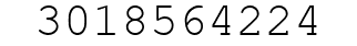 Number 3018564224.