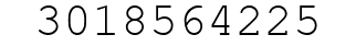 Number 3018564225.