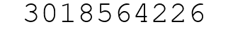 Number 3018564226.