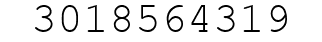 Number 3018564319.