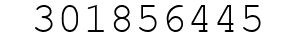 Number 301856445.