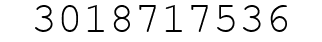 Number 3018717536.