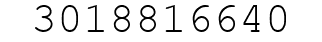 Number 3018816640.