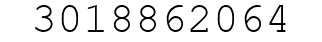 Number 3018862064.