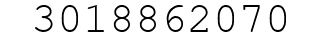 Number 3018862070.
