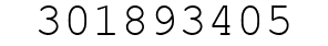 Number 301893405.