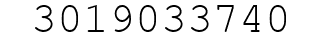 Number 3019033740.