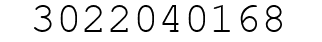 Number 3022040168.