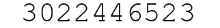 Number 3022446523.