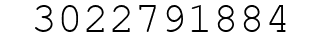 Number 3022791884.