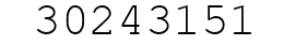 Number 30243151.