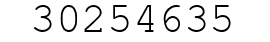 Number 30254635.