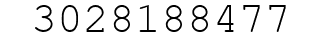 Number 3028188477.